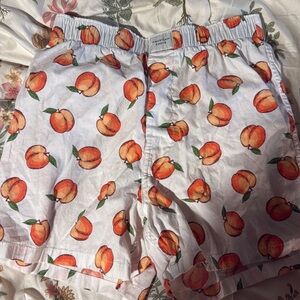 Peach Print Boxer Shorts